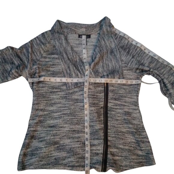 INC International Concepts shimmery zippered sweater sz XL - Picture 12 of 12